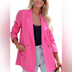 Hot pink blazer